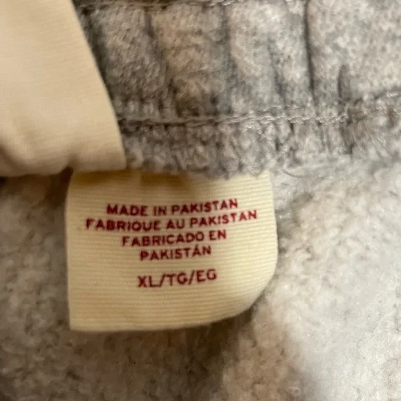 Levi's Light Grey Graphic Cotton Blend Sweatpants Men's Size XL Relax Athleisure - Picture 7 of 10